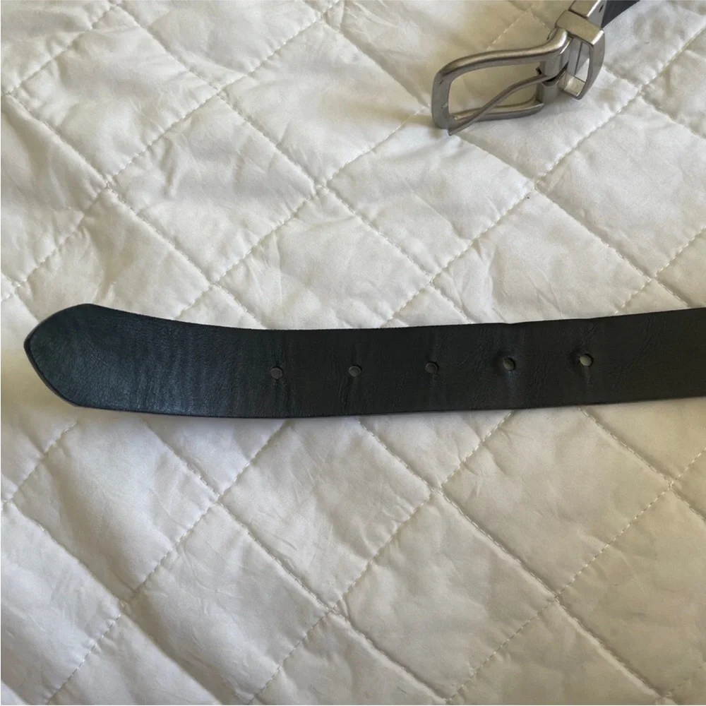 Reversible Camouflage Belt with Silver Buckle